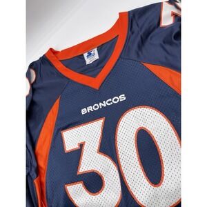 Vintage Terrell Davis Denver Broncos jersey mens size 54 Starter USA